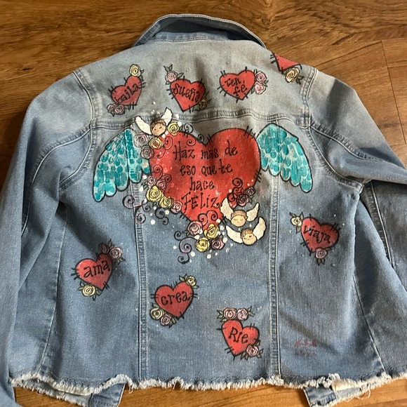 Baccini Jackets & Blazers - Baccini Jean Jacket